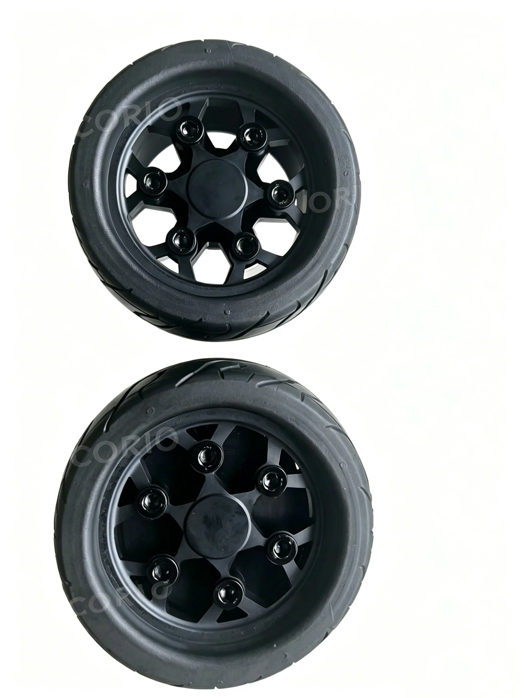 CORIO 115 rubber wheel assembly